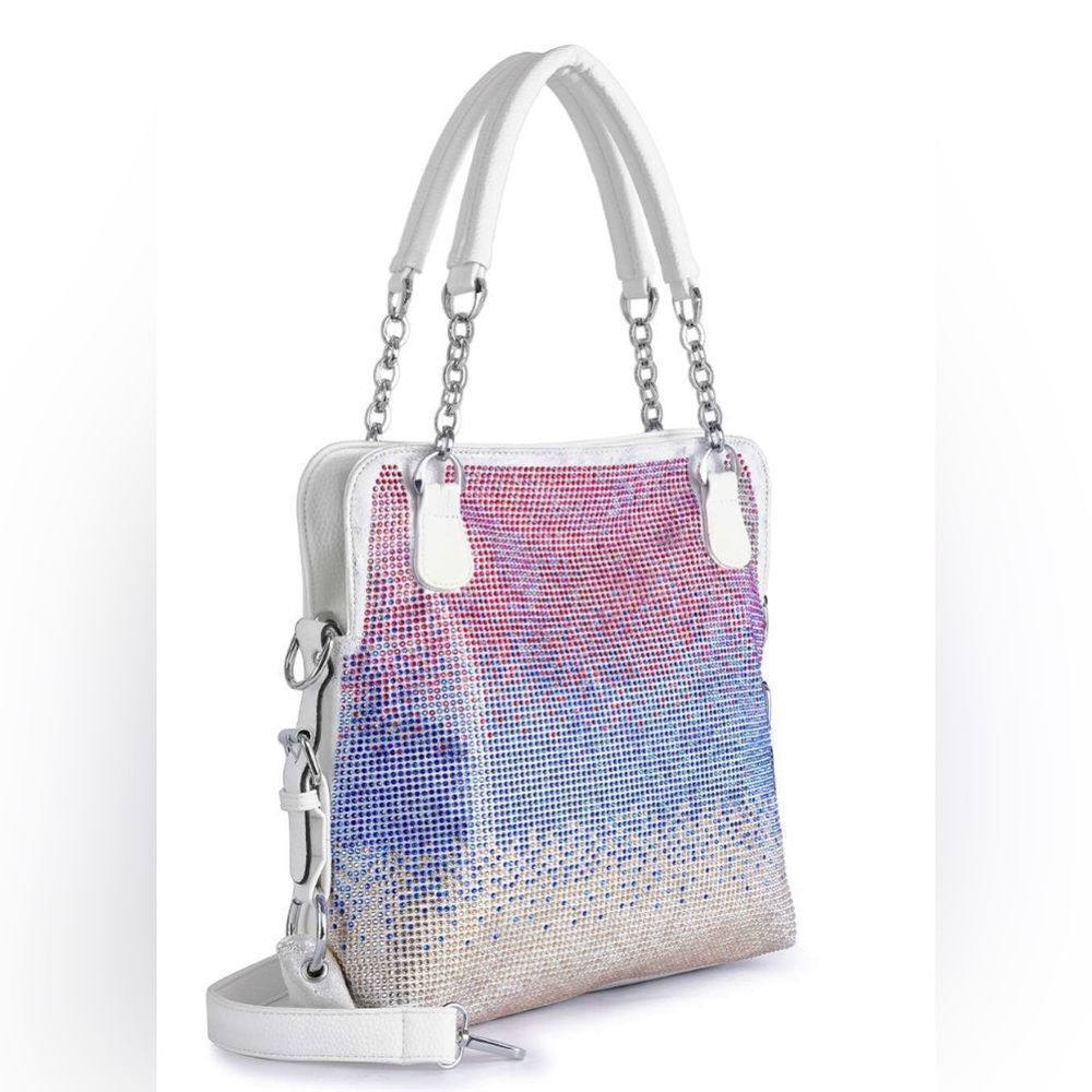 Rhinestone Ombré Satchel